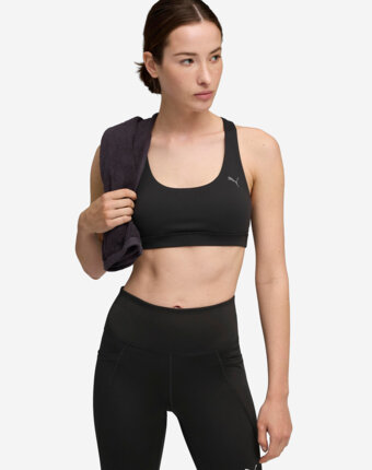 Топ бра спортивный PUMA Cloudspun, Черный женщинам