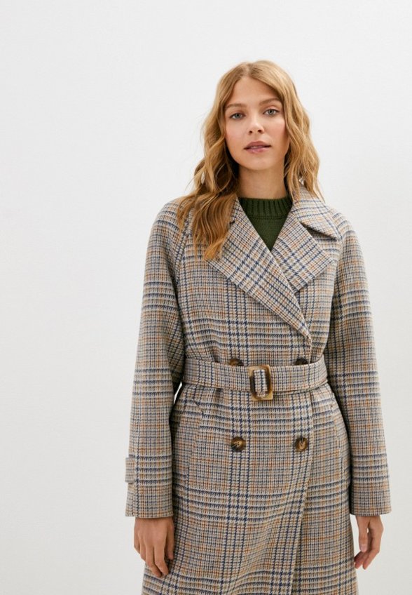 Пальто двубортное Pompa