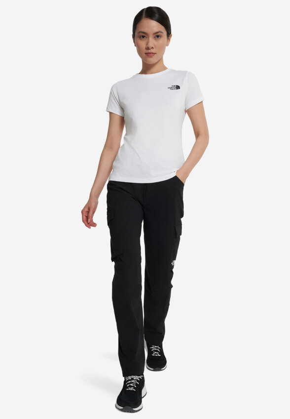 Футболка женская The North Face Box Nse Slim, Белый