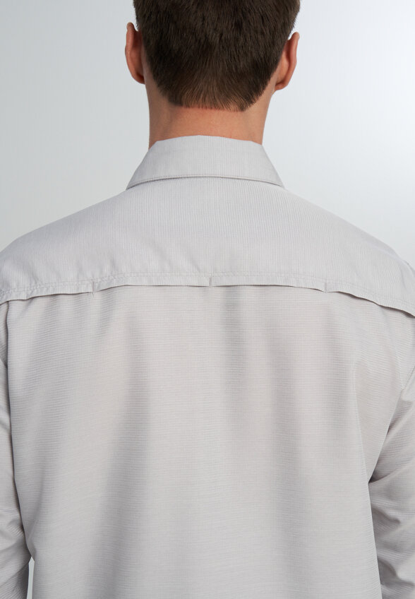Рубашка мужская Mountain Hardwear Canyon Long Sleeve Shirt, Серый