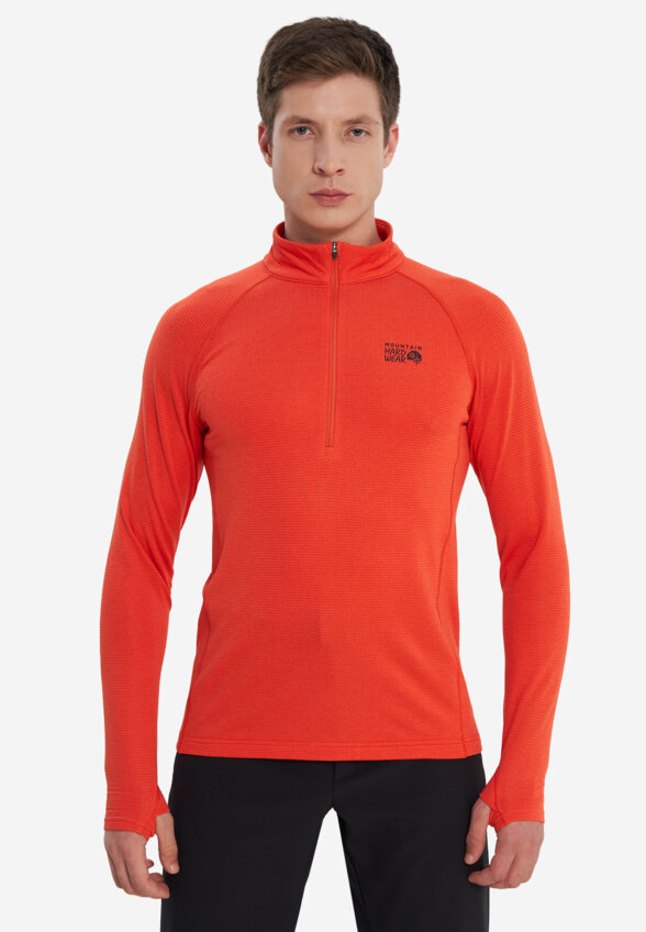 Толстовка мужская Mountain Hardwear Crater Lake Heavyweight Half Zip, Оранжевый