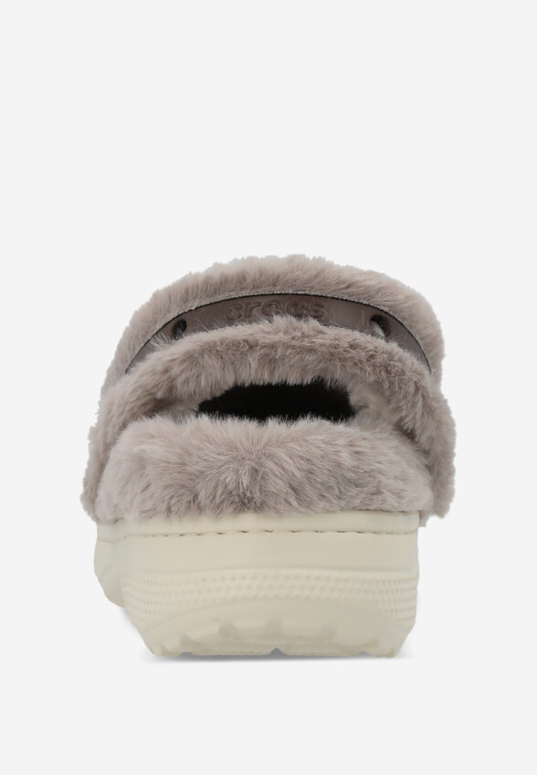 Сабо утепленные женские Crocs Classic, Серый