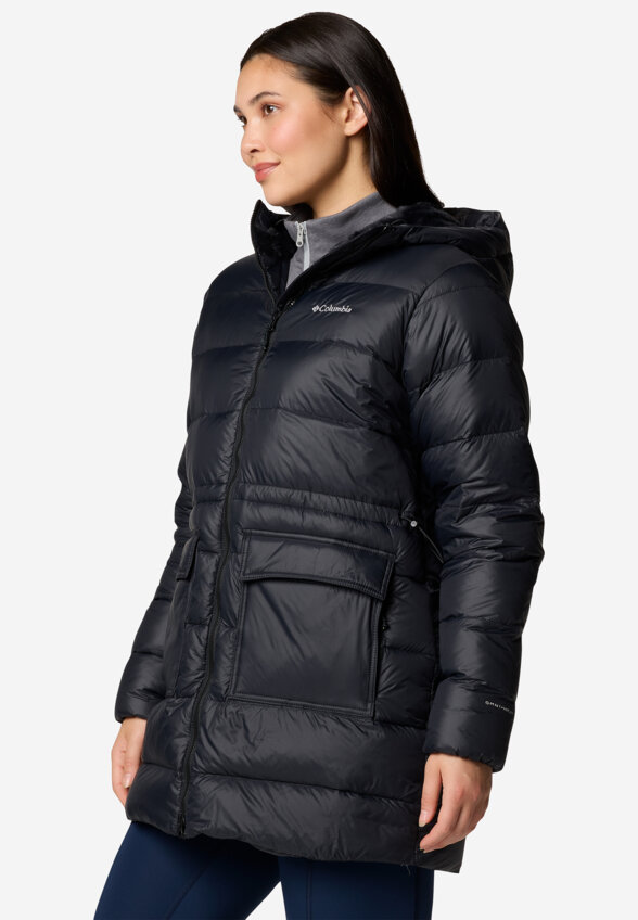 Пуховик женский Columbia Harmony Falls Mid Down Jacket, Черный