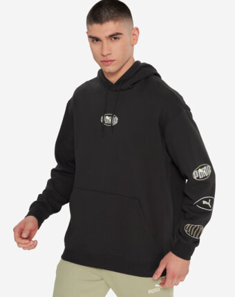 Худи мужское PUMA Ess Logo Lab Execution, Черный женщинам
