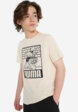 Футболка для мальчиков PUMA ESS+ Mid 90s Graphic, Бежевый1  - превью
