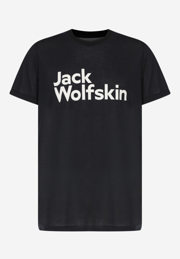 Футболка мужская Jack Wolfskin Brand, Черный