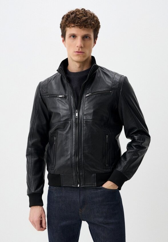 Куртка кожаная Urban Fashion for Men