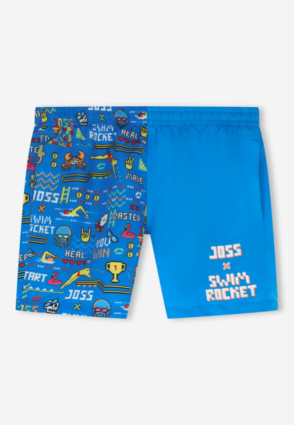 Шорты плавательные мужские Joss x Swim Rocket, Синий