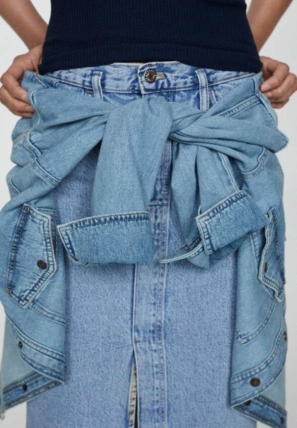 Юбка джинсовая Mango