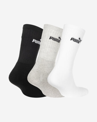 Носки PUMA Outlets, 3 пары, Белый женщинам