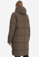 Пальто пуховое женское Jack Wolfskin Frozen Lake, Коричневый7  - превью