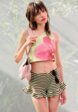 Укороченный топ на одно плечо с принтом из линейки SELA Young9  - превью