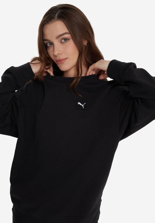 Свитшот женский PUMA Ess Elevated Comfort, Черный