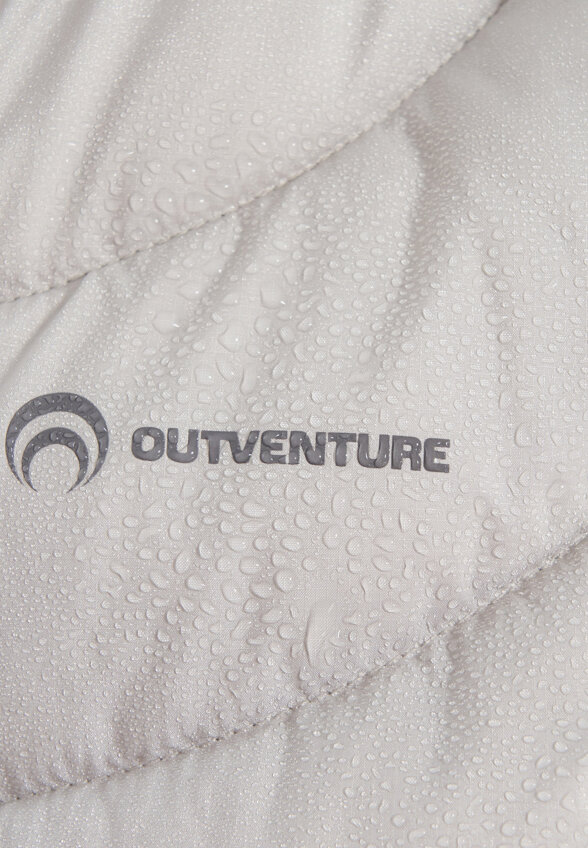 Ультралегкий пуховик непромокаемый женский Outventure, Серый