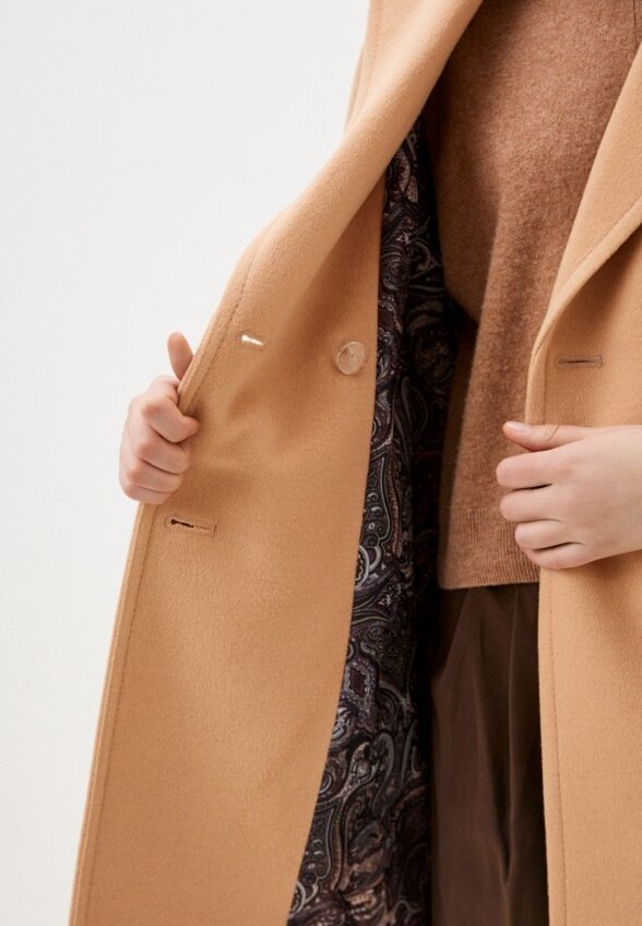 Пальто двубортное Pompa