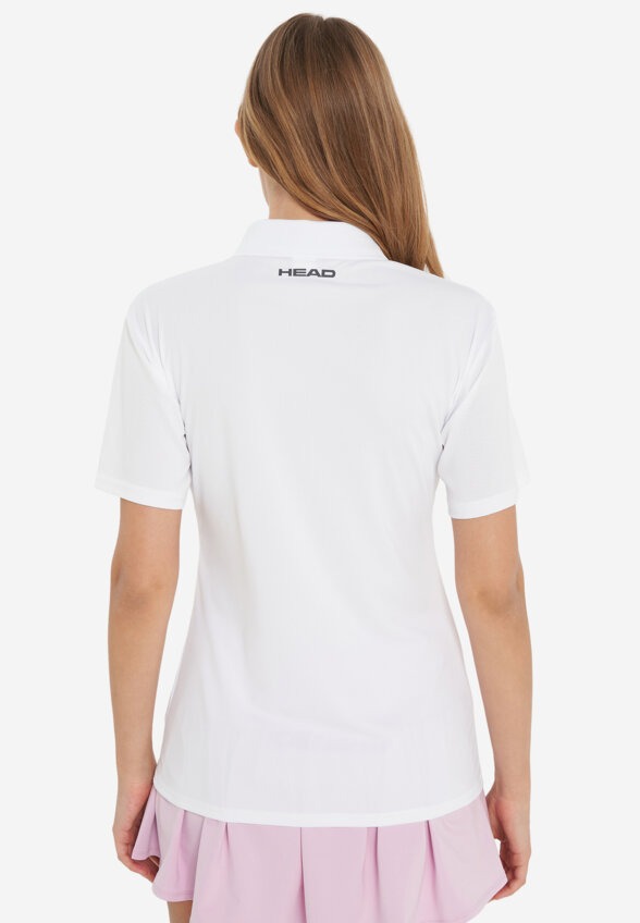 Поло женское Head Tech Club, Белый