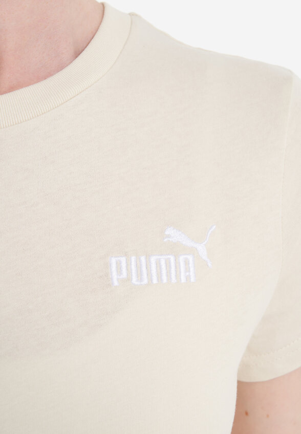 Футболка женская PUMA Ess Small No. 1 Logo, Бежевый