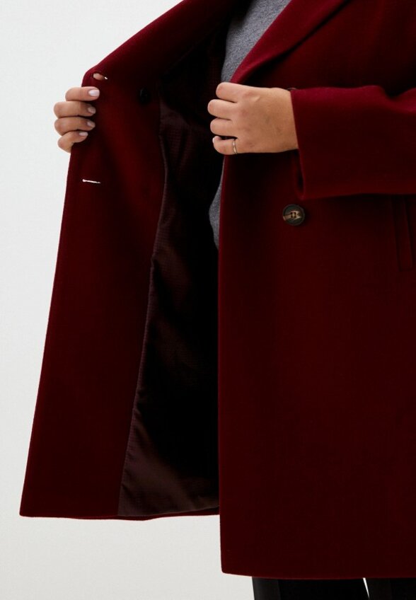 Пальто двубортное Pompa