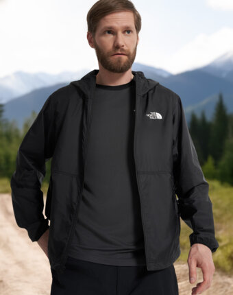 Ветровка мужская The North Face Tnf Cyclone Wind, Черный женщинам