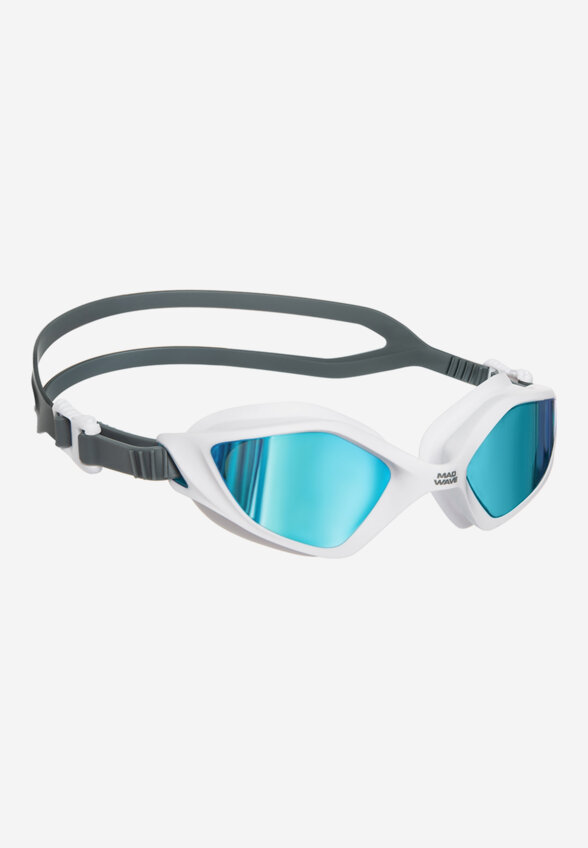 Очки для плавания Mad Wave Viper Rainbow, Белый