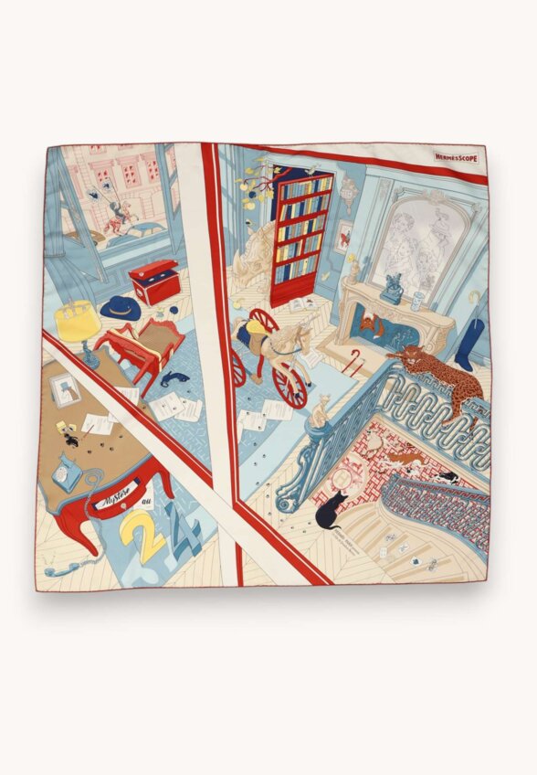 Hermes Silk Scarf