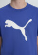 Футболка для мальчиков PUMA Ess Cat Logo, Синий6  - превью