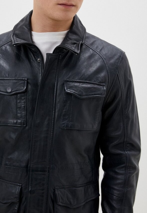 Куртка кожаная Urban Fashion for Men