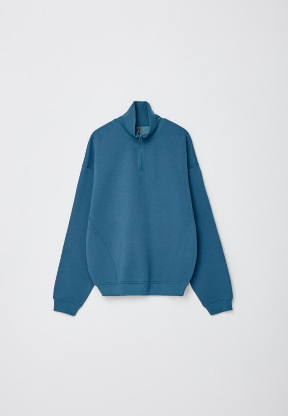 Свитшот Oversize fit с воротником