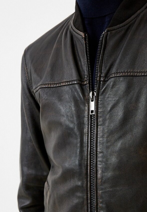 Куртка кожаная Urban Fashion for Men