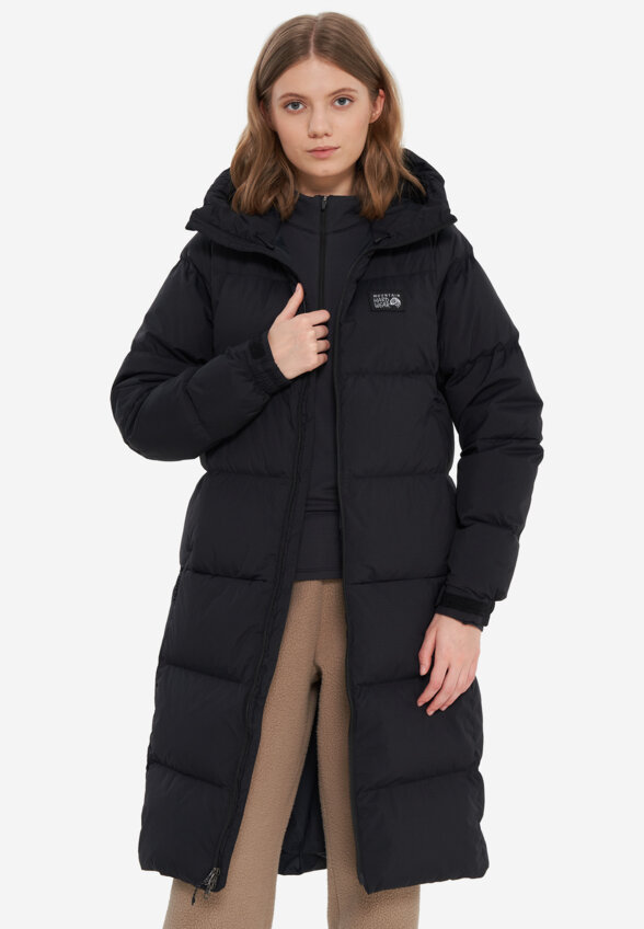 Пуховик женский Mountain Hardwear Nevadan Down Long Parka, Черный