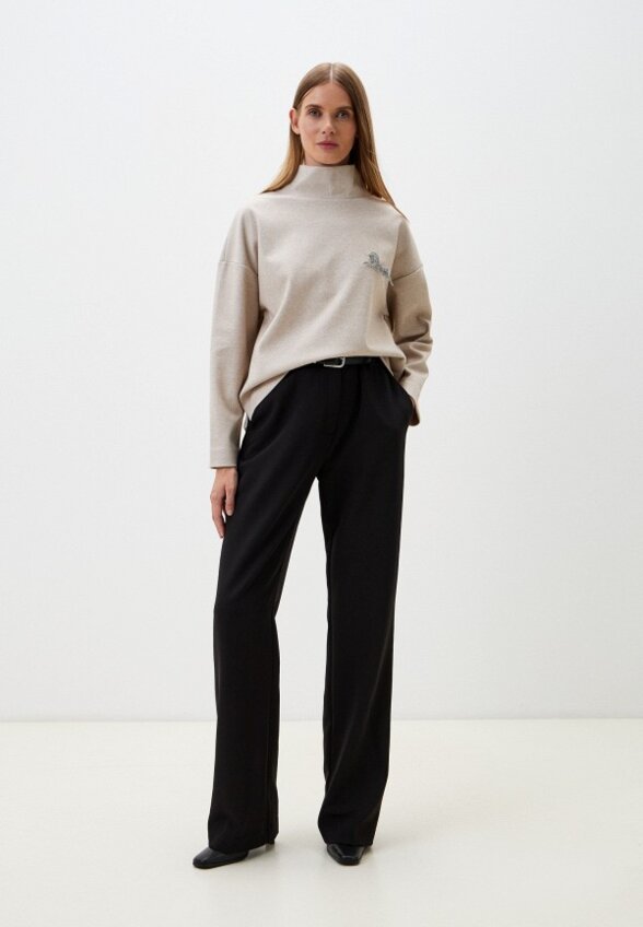 Водолазка и брошь Francesco Donni