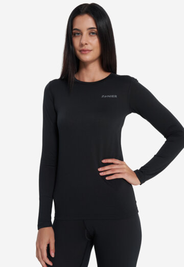 Термобелье верх женское Zanier, Черный