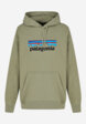 Худи мужское Patagonia Logo Uprisal, Зеленый8  - превью