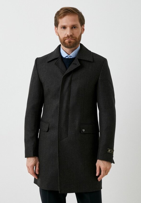 Пальто однобортное Bazioni