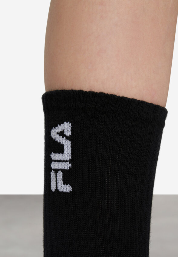 Носки для мальчиков FILA, 3 пары, Черный