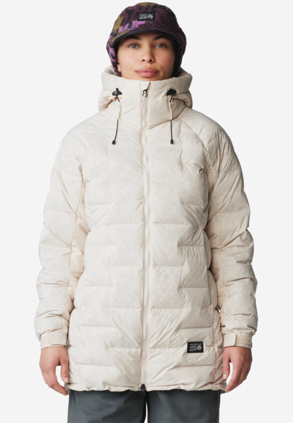 Пуховик женский Mountain Hardwear Stretchdown, Бежевый