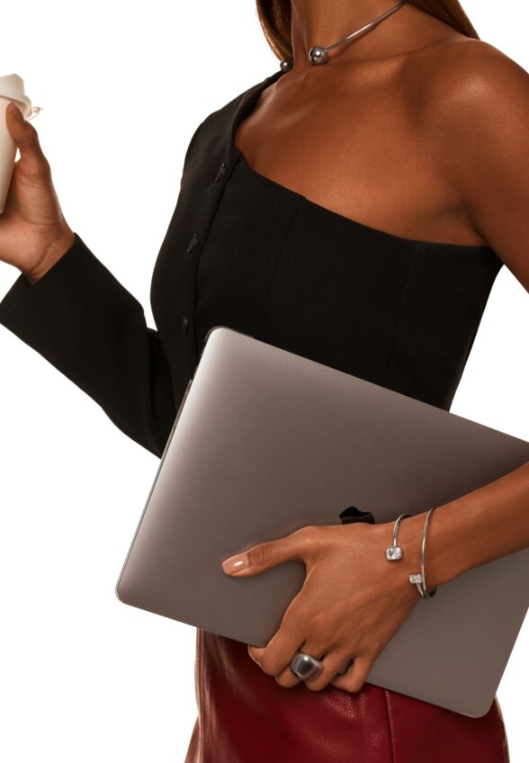 Объемное кольцо ПЕНЕЛОПА из серебра MIE