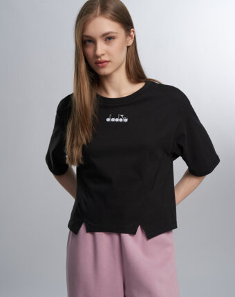 Футболка женская Diadora, Черный женщинам