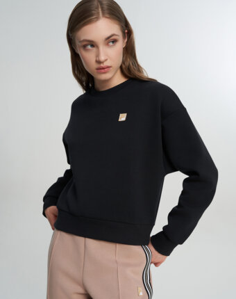 Свитшот женский FILA, Черный женщинам