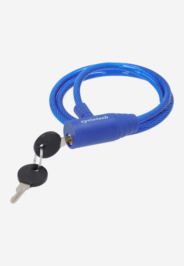 Замок велосипедный с ключами Cyclotech CLK-2, Синий