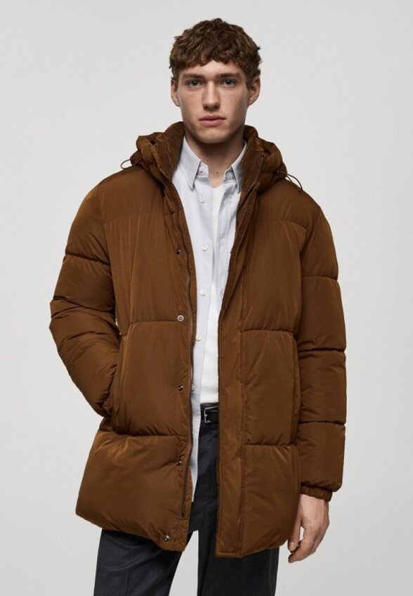 Пуховик Mango Man