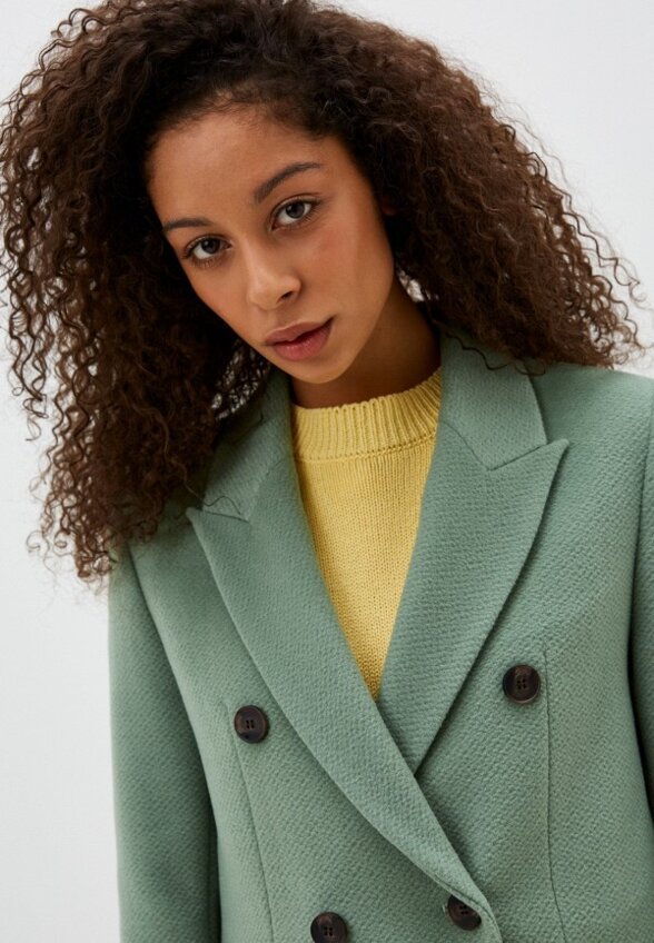 Пальто двубортное Elis