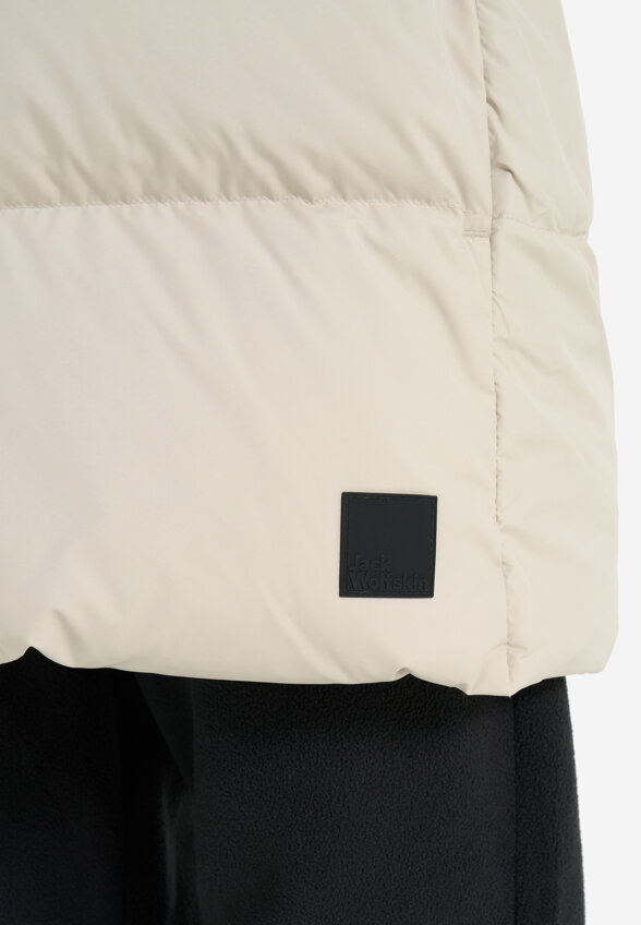 Пуховик женский Jack Wolfskin Kirschallee, Бежевый