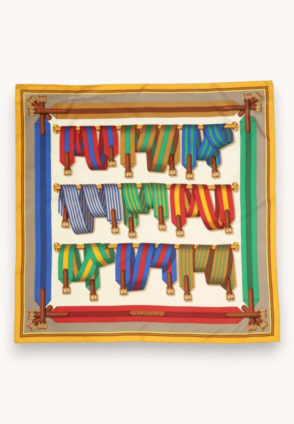 Hermes Silk Scarf