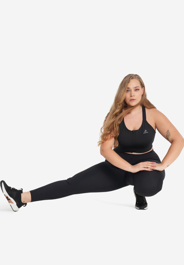Легинсы женские Demix ProSculpt Mesh, Plus Size, Черный