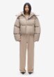 Пуховик Uniform crop Beige Sand FABLE1  - превью