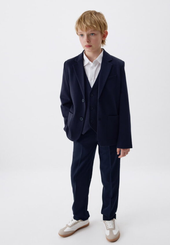 Трикотажный пиджак Slim fit для мальчиков