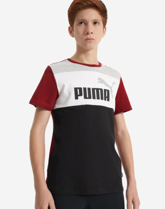 Футболка для мальчиков PUMA ESS+ Block, Красный женщинам