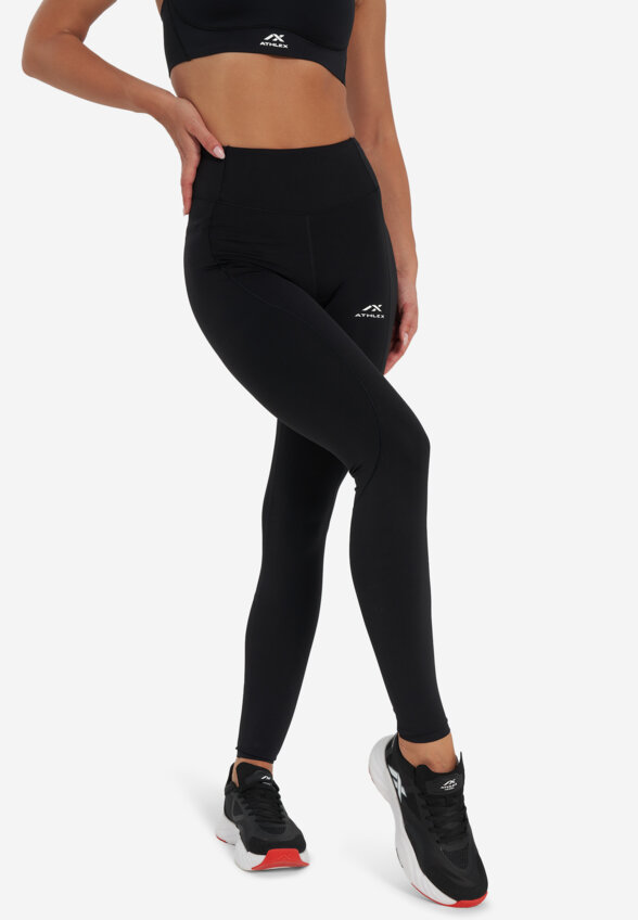 Легинсы компрессионные женские Athlex, Черный