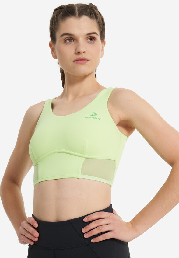 Топ бра спортивный Demix MuseFit Gym, Зеленый